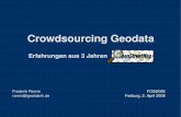 Crowdsourcing Geodata - Crowdsourcing Geodata Frederik Ramm ramm@  FOSSGIS Freiburg, 2. April