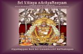 sadagopan Narayaneeyam.pdf · We will start now with the First Chapter, DhArmIka StaBakam. 5 . 6 sadagopan.org SrI MAlOlan and other SrI MaTam deities in the Silver ManTapam . 7 sadagopan.org