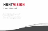Huntvision P2 P4 User Manual - images-na.ssl-images-amazon.com · Reset: Push and hold the WPS/Reset bu on un l a voice prompt, ‘Reset Succeeded’, to set the camera to factory