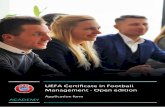 UEFA Certificate in Football Management - uefaacademy.com€¦  · Web viewYou shall not use any marks, including but not limited to trademarks, service marks or logos belonging