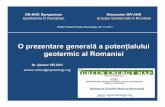 O prezentare generală a poten ialului a potenţialului ... · SUMARUL PREZENTĂRII: Energia geotermica: România în Europa de Est Evoluţia cercetărilor în geotermie Evaluarea