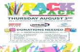 DONATIONS NEEDED - Amazon Web Services · donations needed backpacks filled with. all 33 service credit union locations service credit union wmur boys & girls clubs in new hampshire