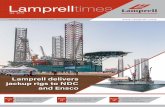 Lamprell delivers jackup rigs to NDC and Ensco/media/Files/L/Lamprell-v3/times-newsletter/LT-2016... · and Ensco . 2 Message from the CEO Lamprell celebrated its 40th anniversary