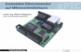Embedded Ethernetmodul auf Mikrocontrollerbasiseitidaten.fh-pforzheim.de/daten/events/kolloqu_automat/vortrag_steppuhn.pdf · Fachhochschule Pforzheim AT FH-Kolloquium M. Steppuhn