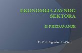 Prof. dr Jugoslav Jovičić - fmpe.edu.bafmpe.edu.ba/images/nastava/933/Ekonomija_javnog_sektora/II_PREDAVANJE... · Parafiskalni prihodi su poseban oblik javnih prihoda koji nisu