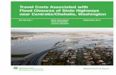 Travel Costs Associated with Flood Closures of State ... · 4. title and subtitle 5. report date travel costs associated with flood closures september 2014 of state highways near
