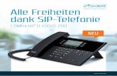 Alle Freiheiten dank SIP-Telefonie - auerswald.de · IDEAL FÜR VIEL-TELEFONIERER Die COMfortel D-Serie verspricht zuverlässige SIP-Telefonie mit Systemfunktionen zum Einstiegspreis