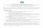 Starbucks Reports Record Q3 Fiscal 2018 Revenues and EPS · - more - Starbucks Reports Record Q3 Fiscal 2018 Revenues and EPS . Consolidated Net Revenues Up 11% to a Record $6.3 Billion;