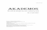 AKADEMOS · Acest număr al revistei este ilustrat cu lucrări de Vladimir PALAMARCIUC Academia de Ştiinţe a Moldovei, fondatoarea revistei „AKADEMOS”, susţine politica Accesului