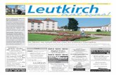 Nr. 15 – 29. Juli 2009 Leutkirch Menschen, Vereine ... · Gage. Kennengelernt haben sie sich zum Teil durch den Tennis-club oder über „verschwägerte Verhältnisse“. „Ganz