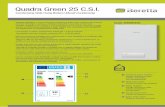 Quadra Green 25 C.S.I. - termostate-computherm.ro centrala... · di installazione in qualsiasi punto della casa. Simple and easy-to-use control panel with a digital display signaling