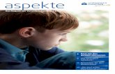 aspekte - vorwerker-diakonie.de · 6 Damit kranke Seelen heilen Bereits seit 1996 arbeitet Oliver Soyka in der Fachklinik für Kinder- und Jugendpsychiatrie der Vorwerker Diakonie.