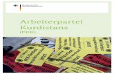 Arbeiterpartei Kurdistans (PKK) · PDF fileIn Deutschland ist die PKK mit ca. 14.000 Anhängern derzeit mit Abstand die mitgliederstärkste nichtislamistische extremisti-sche Ausländerorganisation