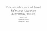 Polarization Modulation Infrared Reflectance Absorption ... Polarization Modulation Infrared Reflectance