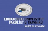EDUKACIJSKI UNIVERZITET FAKULTET U TRAVNIKU - eft.ba · studija na određenoj instituciji, tj. predavanja, praktičan rad, seminari, konsultacije, rad na terenu, samostalno učenje,