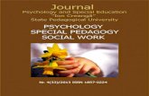PSYCHOLOGY SPECIAL PEDAGOGY SOCIAL WORK - psihologie…psihologie.upsc.md/wp-content/uploads/2016/05/Journal Psychology 33_2013.pdf · anul de studiu, subiecţii au fost distribuiţi