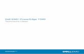 Dell EMC PowerEdge T340 Technische Daten · Das Dell EMC PowerEdge T340 System unterstützt optionale interne Zweifach-SD-Module (Internal Dual SD Module, IDSDM). Das Modul unterstützt