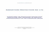 RADIATION PROTECTION NO 175 - European Commission · european commission radiation protection no 175 guidelines on radiation protection education and training of medical professionals