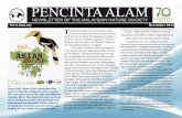 PENCINTA ALAM - iap.tuwien.ac.atgebeshuber/MNS_Newsletter_Dec_2014.pdf · 1 w December 2014 PENCINTA ALAM NEWSLETTER OF THE MALAYSIAN NATURE SOCIETY Flying High Island Style celebrated