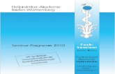 Seminar Programmheft 2010 1 - FDH BW - Startseite · Die Kurse finden in unseren Schul- und Seminarräumen in der Gutenbergstr. 1 in Baden-Baden oder im Laborzentrum, Otto-Hahn-Str.