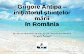 Grigore Antipa – iniţiatorul ştiinţelor mării în România · Vol. I, Oceanografia, bionomia si biologia generala (1941) I, Oceanografia, bionomia si biologia generala (1941)