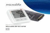 Merač krvnog pritiska Microlife BP B3 AFIB - rbmedical.rs · Izvedite mjerenje prije nego što uzmete lijek. Microlife BP B3 AFIB. 5 Microlife BP B3 AFIB Uputstvo BP B3 AFIB 61 SR