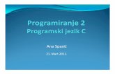 Ana Spasić - poincare.matf.bg.ac.rspoincare.matf.bg.ac.rs/~aspasic/arhiva/2012_2013/prog2/vezbe/06/p2_06.pdfRekurzivni pozivi i stek Stek je struktura podataka u koju se novi podaci