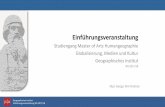 Einf£¼hrungsveranstaltung - blogs.uni-mainz.de Geographisches Institut Einf£¼hrungsveranstaltung WS
