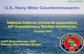 U.S. Navy Mine Countermeasures · UNCLASSIFIED. 7 UNCLASSIFIED. Mine Countermeasures(MCM) Missions. DDG Crew (RMS Operators) DDG FLT 2A. LCS. CONUS. NOC. CV/CVN and LHA. CONUS Shore
