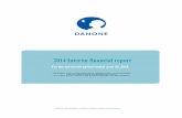 The English version of the 2014 Interim ... - danone.com · Ongoing efforts to optimize raw material, production and logistic costs led to continued productivity gains Group-wide,