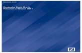 Deutsche Bank S.p.A. Relazioni e Bilanci 2017 - db.com · Deutsche Bank Deutsche Bank S.p.A - Sede Sociale e Direzione Generale: Piazza del Calendario 3 - 20126 Milano - Capitale