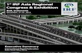 1 RF Asia Regional Congress Exhibition - Official Site of ... · 1 International Road Federation | Washington, D.C. For Professionals. By Professionals. 1st RF Asia Regional Congress