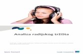 Analiza radijskog tržišta - aem.hr¾išta.pdf · Studija radijskog tržišta 6 Konzumacija medija Više od polovice građana radio sluša svakodnevno ili gotovo svakodnevno, dok