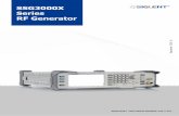 SSG3000X Series RF Generator - batronix.com · SSG3000X RF Generator datasheet UUU,QGECLR,AMK General description SIGLENT’S SSG3000X series of signal generators have a frequency