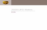 2019 UPS Rates · 2019 Rates Domestic UPS Next Day Air® Early Zones 102 103 104 105 106 107 108 124 Letter $54.64 $59.35 $67.45 $69.53 $70.11 $73.72 $75.71 $83.38 1 Lbs. $59.47 $73.63