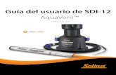Solinst AquaVent: SDI-12 Guía del usuario Solinst AquaVent ... · SPX y el cable conector del SDI-12 proporcionan un hardware y una interfaz de conversión de protocolo entre un