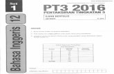 BI SET1 PT3 2016 - Set Kertas Model Peperiksaan PT3 - BAHASA INGGERIS PT3 2016 PENTAKSIUN TINGKATAN