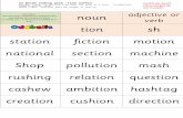 wordstudyspelling.com by year/Year 2/Word Sorts/Y…  · Web viewY2 Words ending with –tion suffix. Mostly, “shun” is spelled tion when the word is a noun. Occupations usually