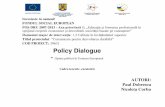 Policy Dialogue - cdd.comunicare.rocdd.comunicare.ro/uploads/images/cursuri/policy_dialogue_cadru_teoretic.pdf · De la opinie publica la sfera publica Jurgen Habermas : conceptul