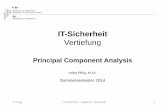 Principal Component Analysis - anikapflug.de · Vertiefung PCA tt.12.jjjj 2 Wieso überhaupt so kompliziert? IT-Sicherheit –Kapitel 8 - Biometrie Ziel: Rüstzeug für das Praktikum