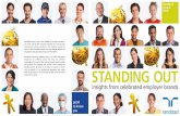 STANDING OUT - Randstad · Randstad Award 2016 STANDING OUT insights from celebrated employer brands good to know you Randstad Group is one of the leading HR services providers in