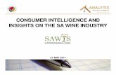 CONSUMER INTELLIGENCE AND INSIGHTS ON THE SA WINE … · 360360°consumer archetype profiling consumer archetype profiling Dipstick consumer research can be used on an ad-hoc basis