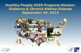 Healthy People 2020 Progress Review: Diabetes & Chronic ... · Healthy People 2020 Progress Review: Diabetes & Chronic Kidney Disease September 29, 2014 . Prevention Treatment and