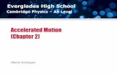 Accelerated Motion (Chapter 2) 02.pdfLearning Objectives • Define and use acceleration • Draw and interpret velocity–time graphs • Derive and use the equations of uniformly