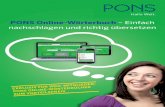 PONS Online-Wörterbuch - W-DA · Die ideale Ergänzung zu den Online-Wörterbüchern: Der kostenlose Online-Vokabeltrainer Für alle Sprachen der PONS Online-Wörterbücher!