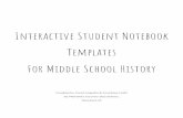 tudent otebook Templates - Social Studies: Preparing ... · Bumper Sticker(s) 20 Cinquains 21 Collage 21 Comic Book / Storyboard 21 Constructed Response / Reflection Paragraph 22
