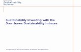 Sustainability Investing with the Dow Jones Sustainability ... · Global Warming Population growth Scarcity of Natural Resources Loss of bio-diversity Environmental Trends Technological