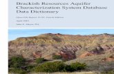 Brackish Resources Aquifer Characterization System ... · Brackish Resources Aquifer Characterization System Database Data Dictionary Open File Report 12-02, Fourth Edition April