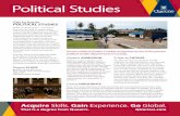 Political Studies - Queen's University · Political Studies MAJOR MAP Succeed in the workplace What can I learn studying POLITICAL STUDIES? • Knowledge to identify patterns in current