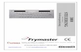 3000 V4 Instruction Manual Front Cover - Frymasterfm-xweb.frymaster.com/service/udocs/Manuals/819-7098 JUN 13.pdf · • Thermometer: Frittierer EIN: Drücken und loslassen, um den